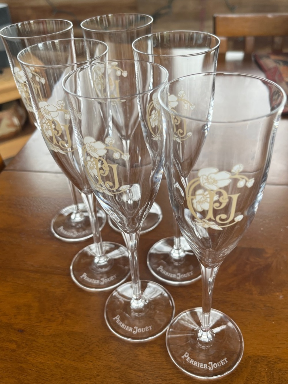PERRIER JOUET Belle Epoque Fleur champagne glass set